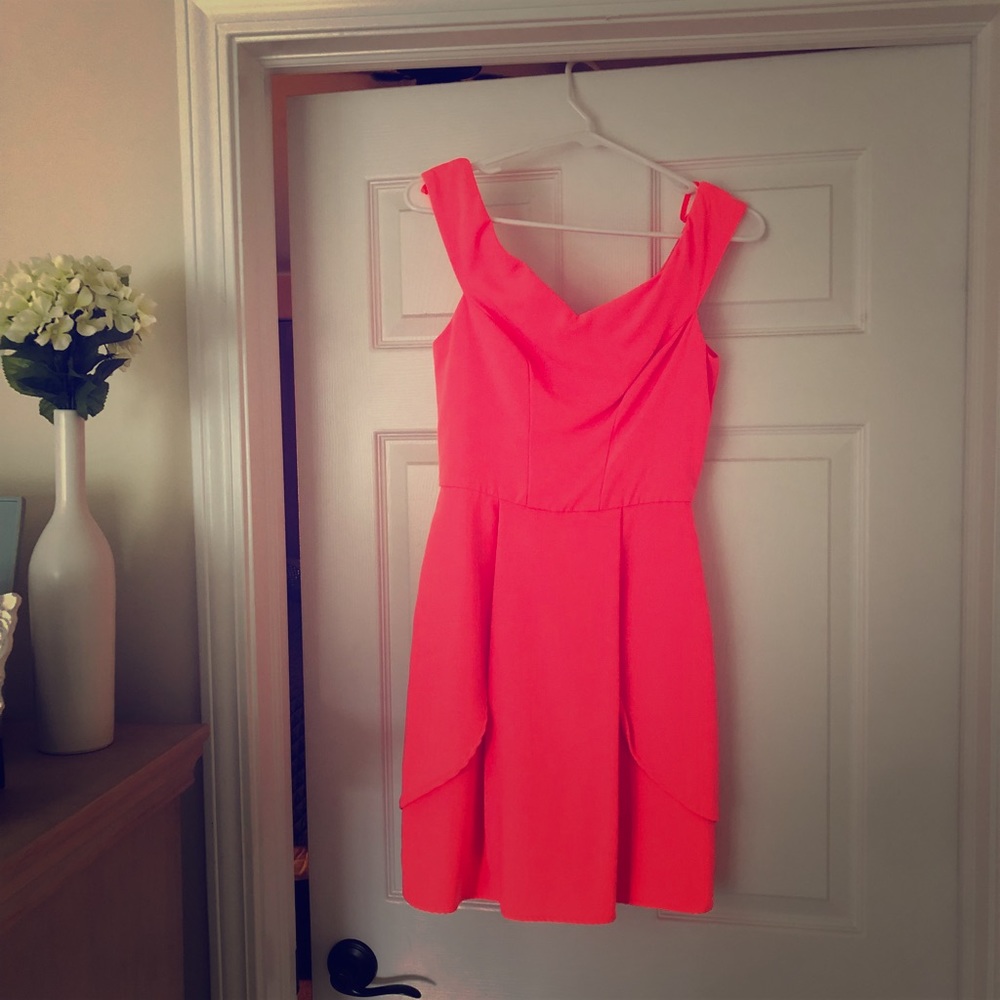 Lulu’s Pink Tulip Mini Dress